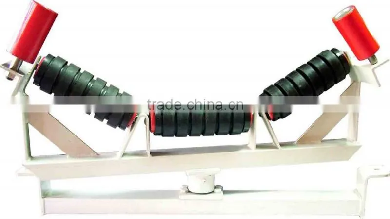 China top quality Conveyor Idler roller with rubber ring for roller conveyor