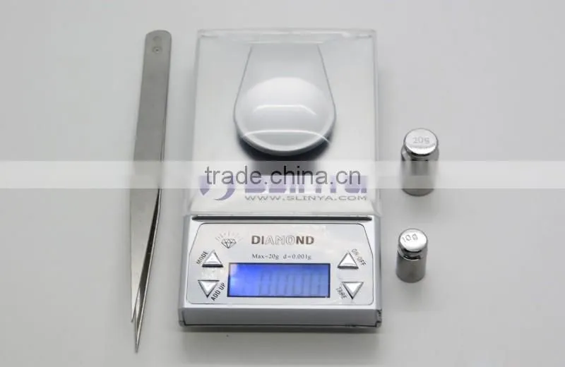 10g to 50g Capacity 0.001g/0.005ct Division Gold/Silver/Diamond Digital Jewelry Scale