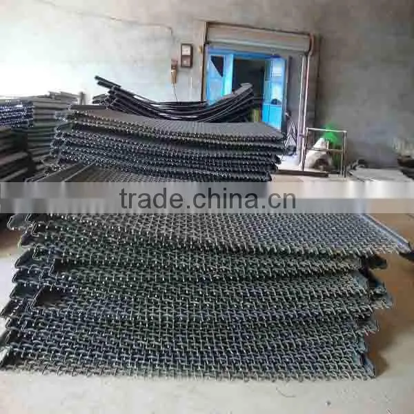 hook with steel reinforced mine mesh screen