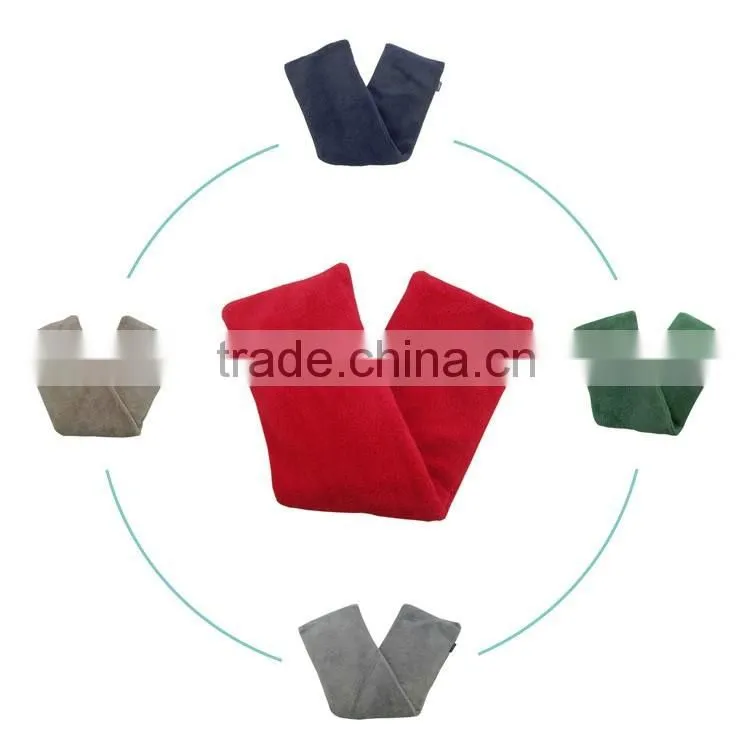 coral fleece heat bag with wheat / Grey color heat pack