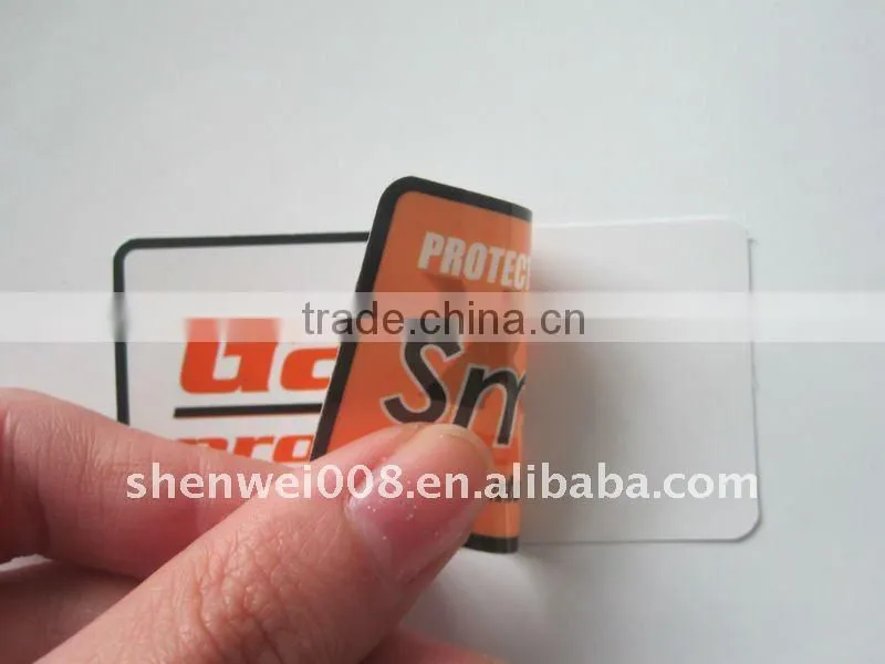 2011 both sides printing pvc sticker