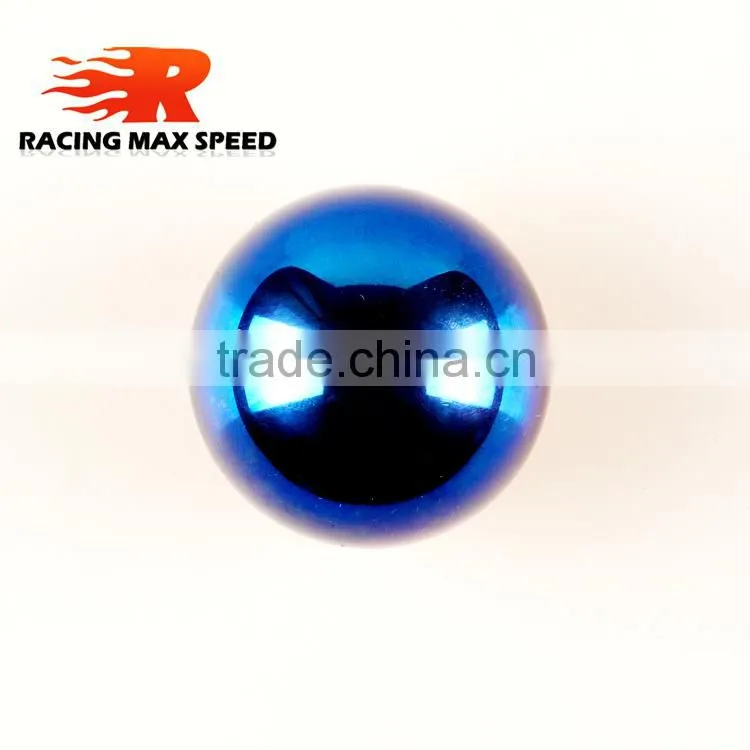 2015 new products auto parts m10*1.25 polished full titinaium ball shape gear shift knob