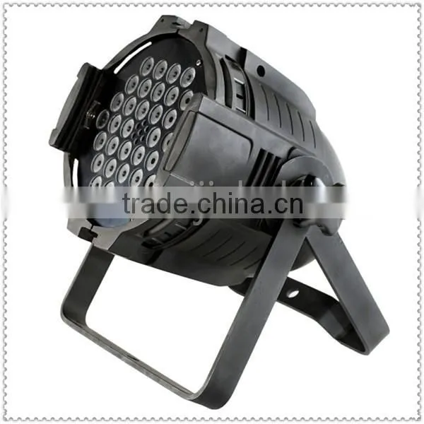 Tri color 36 3w led par64 RGB 3in1 par 64 led