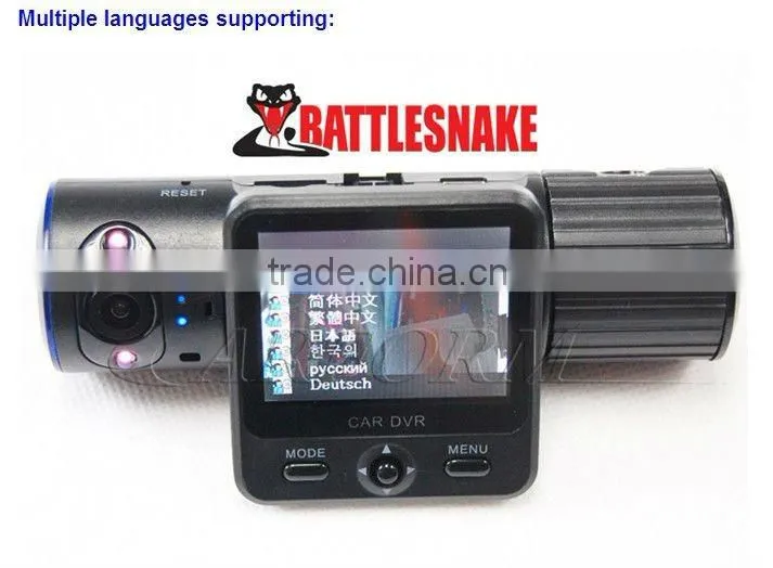 4G hd lens car dvr 2ch
