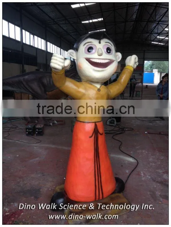Animatronic cartoon Chhota Bheem figure 1.8m high