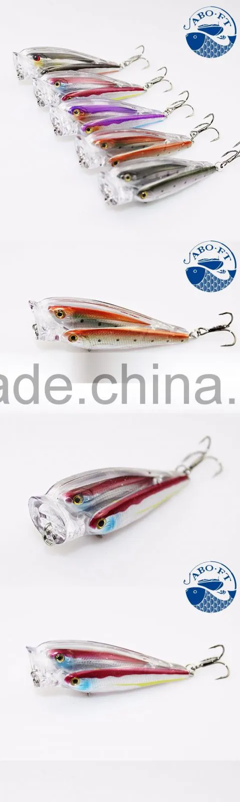 Group fish popper 7.5cm 12.5g fishing lure