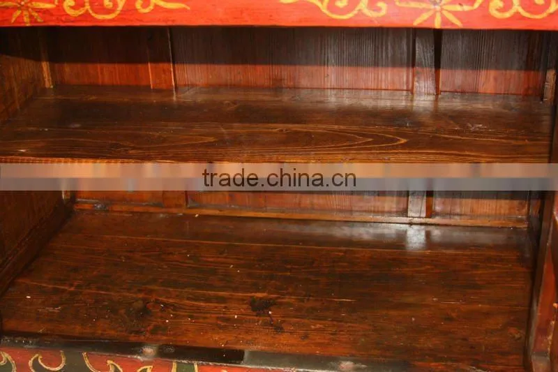 antique Tibetan reproduction furniture hand painted