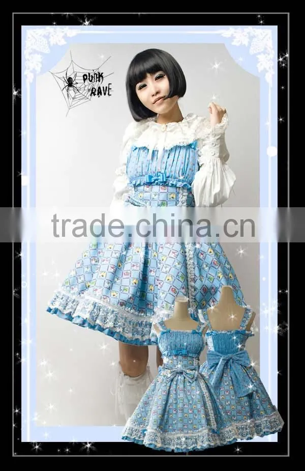 China supplier unique design decadent gothic rock wear clothing Q-108