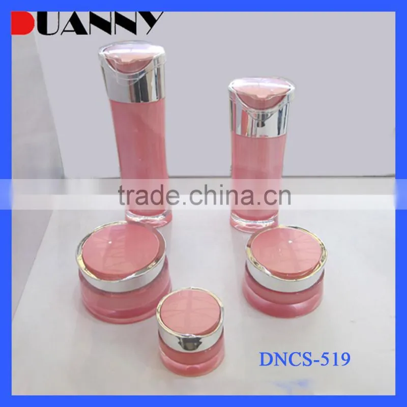 30ml Pink Acrylic Cosmetic Lotion Bottle Packaging,Pink Acrylic Cosmetic Lotion Bottle
