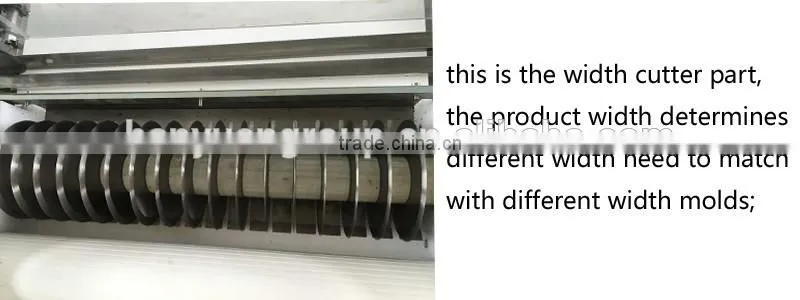 High quality chocolate candy bar cutting machine