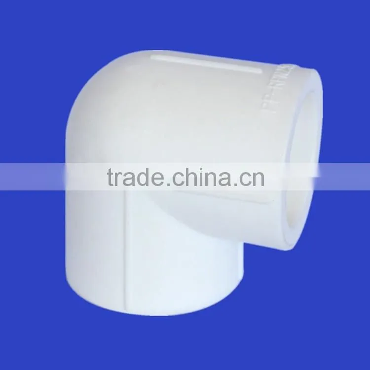 BOYAN plastic pipe fitting for irrigation white PPR 90 degree elbow