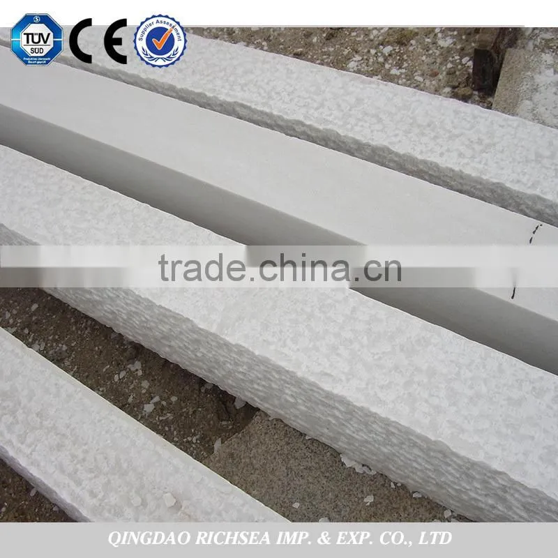 Honed grey stripe marble stone tile