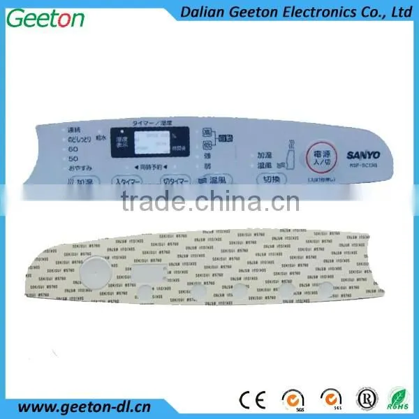 Custom OEM Polycarbonate Scratch- proof Overlay Graphic Nameplates