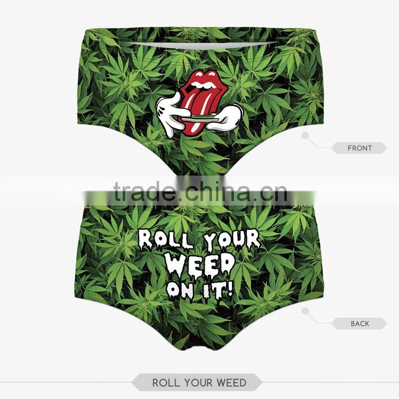 children's cute panties pug dog cut cat sexy girls tight lingerie stretchy underpanties 3d digital full print custom hot sale