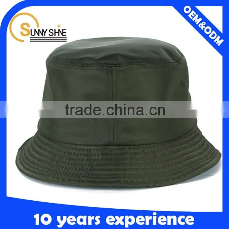 Bao Ding Sunny Shine Custom High Quality Leather Bucket Hat Wholesale