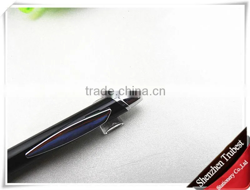 Metal ballpoint pen with Silicon rubber