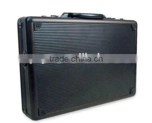 RoadPro 17.5" Aluminum Briefcase Combo Locks Laptop Pockets Office Business NEW