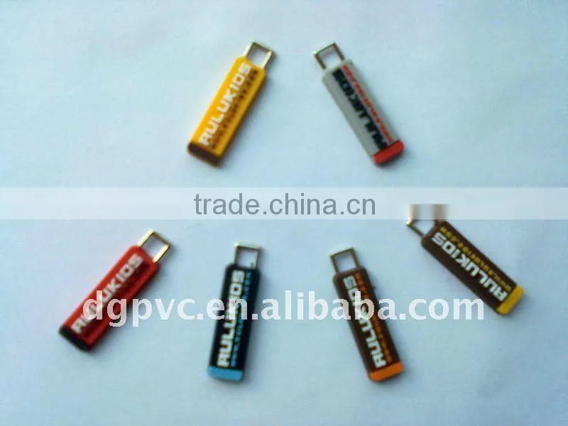 Good style Transparent zipper head,pvc zipper puller,zipper top
