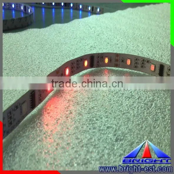 CE RoHs DC12V RBG LED Strip , 14 pixel per meter LED strip light , dmx rgb led light