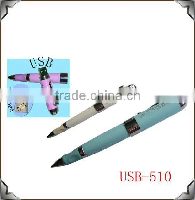 Top quality pen shaped USB flash sticks