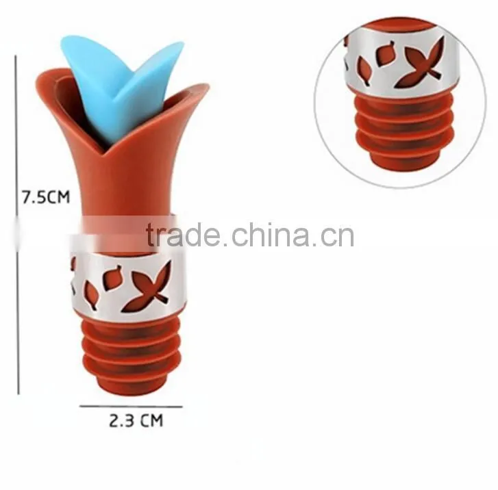 100%food Grade Silicone Wine Stopper