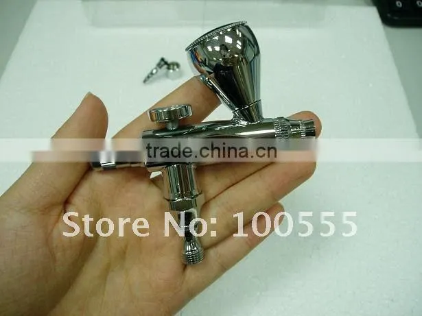 NEW 0.3mm DUAL-ACTION AIRBRUSH GUN GRAVITY PAINT TATTOO (PR-206)