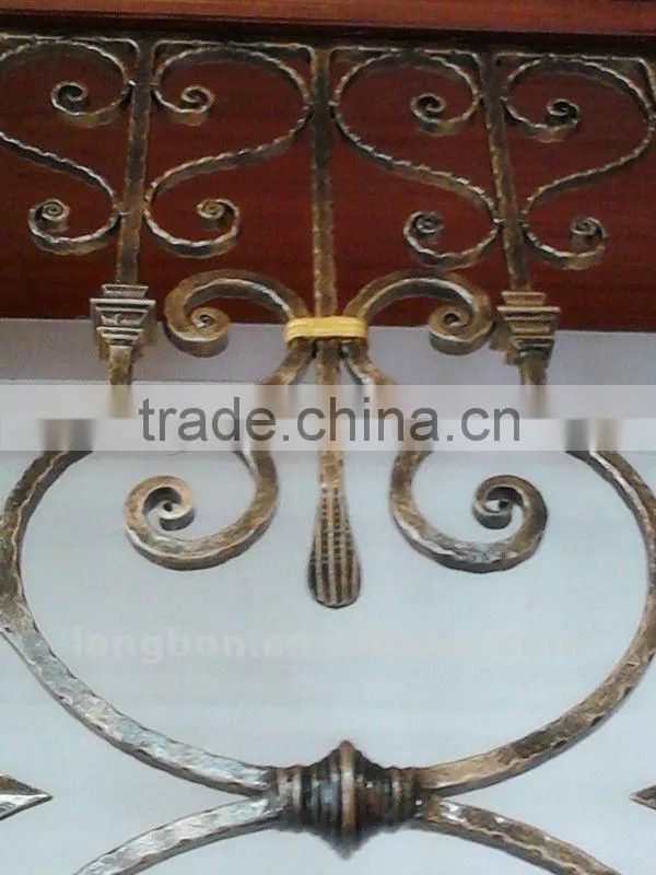 Top-selling hand forged iron fence for window