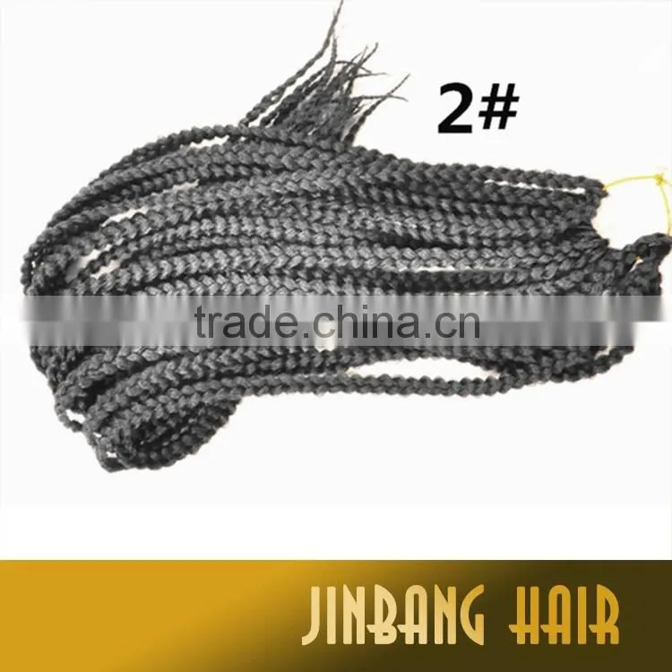 New Style 3D Cubic Havana mambo twist crochet braid hair extensions synthetic braiding hair crochet box braids