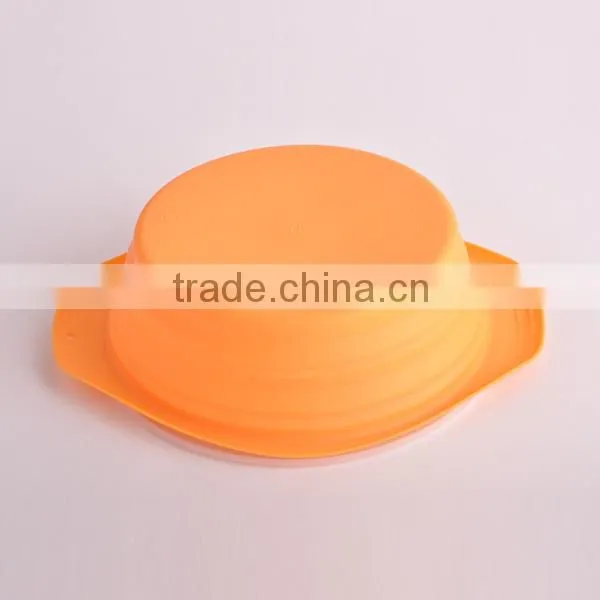 Silicone Ruber Colander with Cover