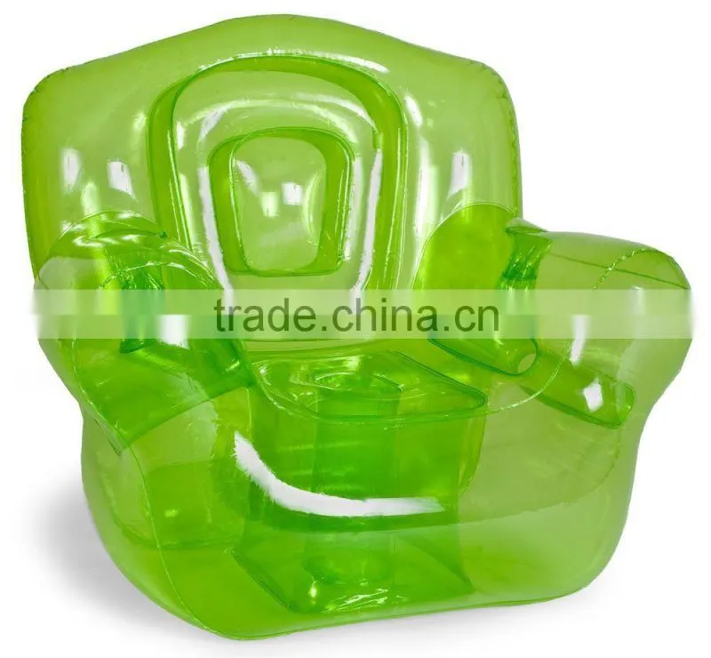 Popular Transparent Inflatable Corner Chair Air Sofa Inflatable Couch for Sale