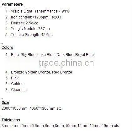 china factory tailor made 1/2" tempered glass for frameless glass pool fencing