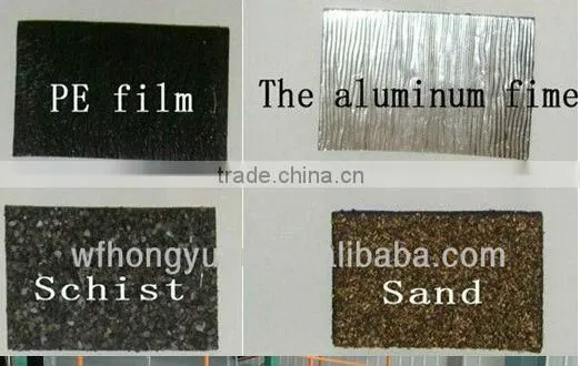 APP rubber modified bitumen film/ Torch on roofing sheet/ Asphalt roofing felt with ISO