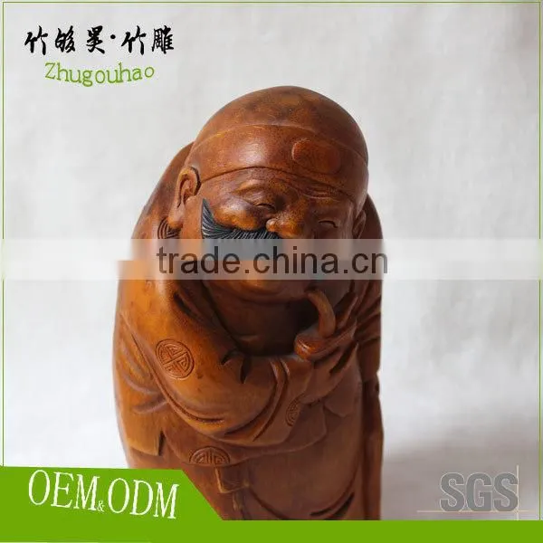 Bamboo root crafts for chinese culture fans