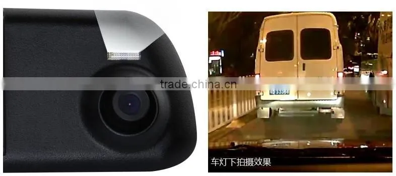 4.3'' Blue Screen Car Mirror with rearview camera DVR and camera car side mirrors