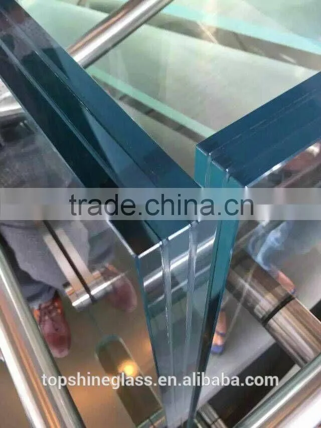 frameless tempered glass wall with EN12150, AS/NZS2208:1996, BS62061981