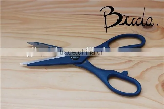 Multifunction good quality kitchen scissors with colour handle BD-S1712