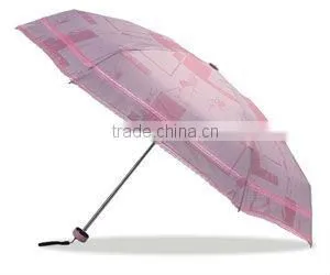 colorful promotion funky high end umbrella 3 fold umbrella