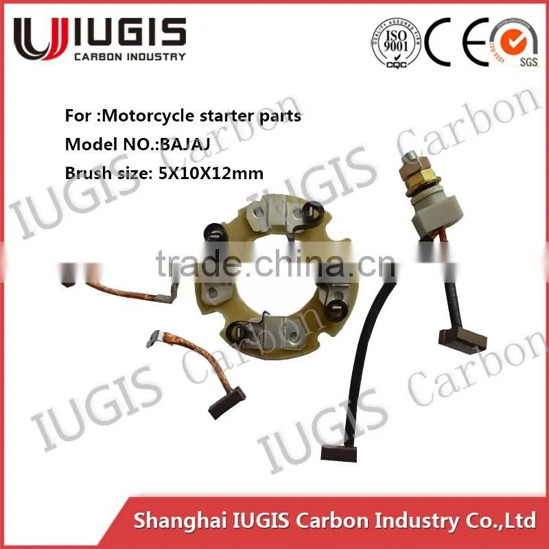 BAJAJ motorcycle starter parts carbon brushes assembly