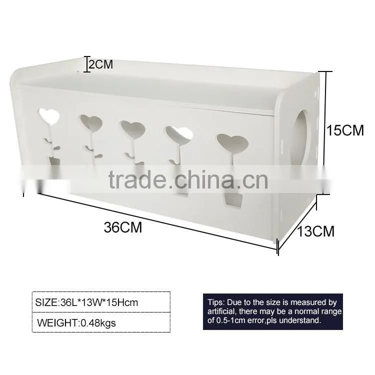 New Arrival Fashion Safety Socket Outlet Board Container Cables Storage Organizer Case Box