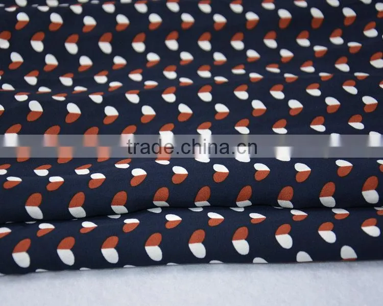 Jiufan Textile New Style Woven Fabric Supplier 100% Polyester Printed Georgette Fabric