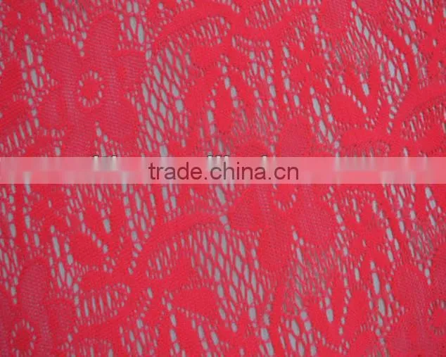 200D polyester lace fabric hot sale
