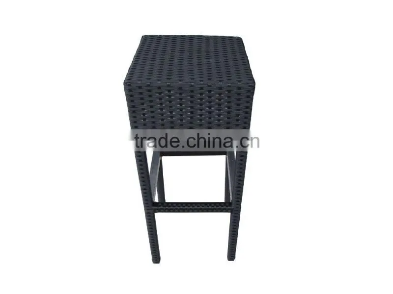 Rattan garden furniture outdoor bar table and chair