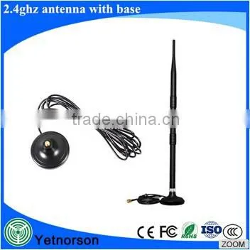 2400 2500MHz WIFI direct antenna magnetic base 12dBi high gain wifi indoor outdoor antenna
