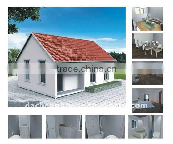 sandwich panel steel structure prefab house with ISO&B.V. certificated