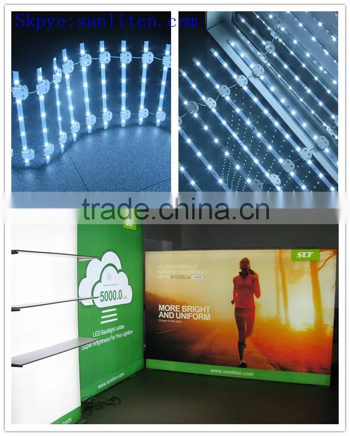 LED backlit led curtain, LED Ladder Backlight Module, DC 12V