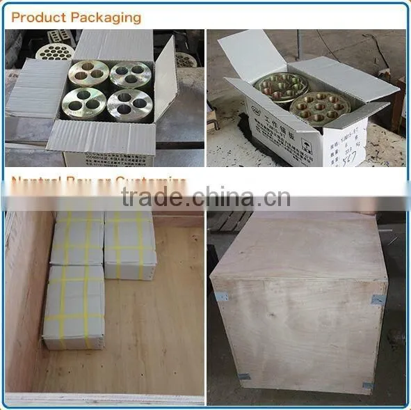 Pre stressed Concrete Steel Strands Multi Holes Round Wedge Anchors