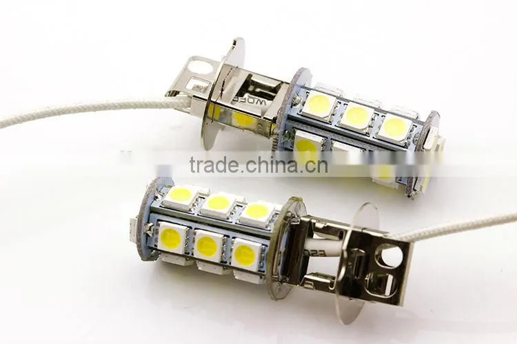 Auto Lighting 18 SMD 5050 LED H3 LED Lamp Fog Light Car Foglamp Lights Bulbs Accessories
