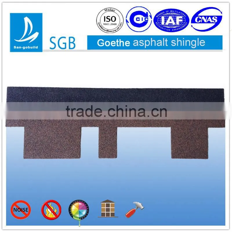 high quality asphalt roof tile for house