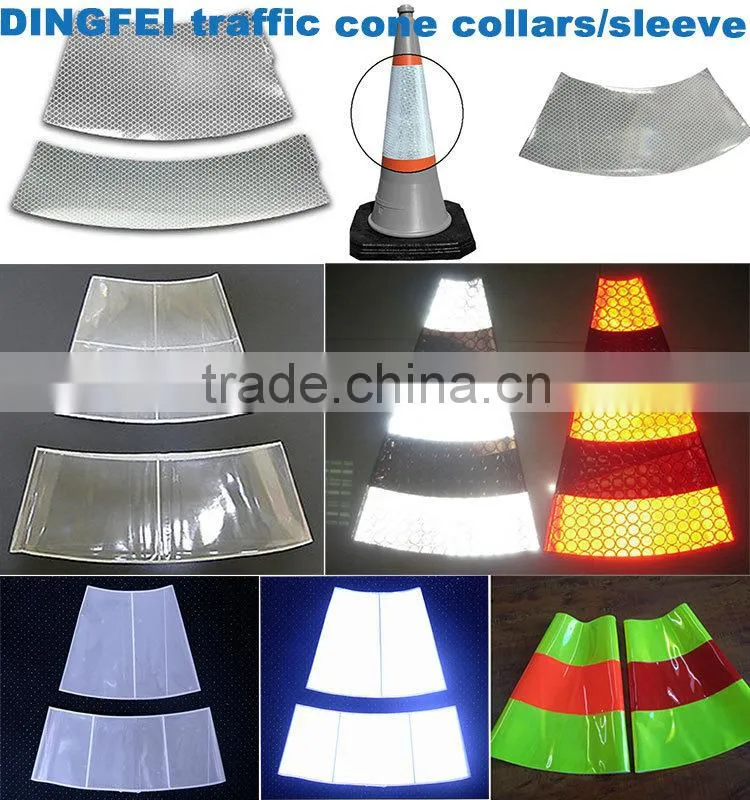 rechargeable LED light Traffic cone reflective sleeve
