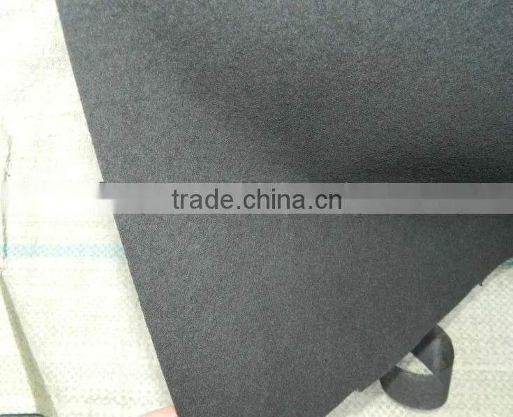 Activated carbon nonwoven filter fabrics or felt